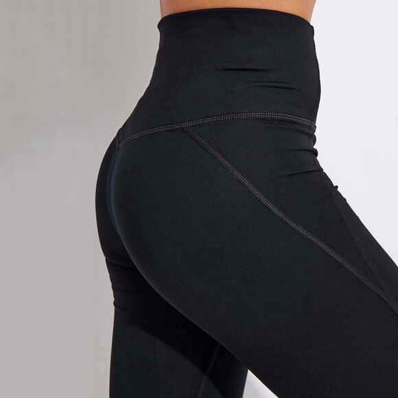 Girlfriend Collective M Compressive High-Rise Legging Black Active Tight Pants - Picture 12 of 13